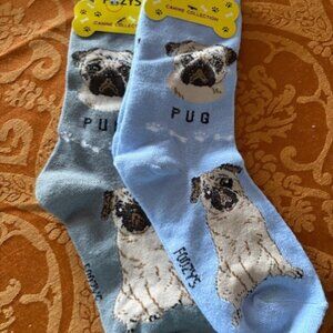 Set of 2 pairs Pug Socks $9
